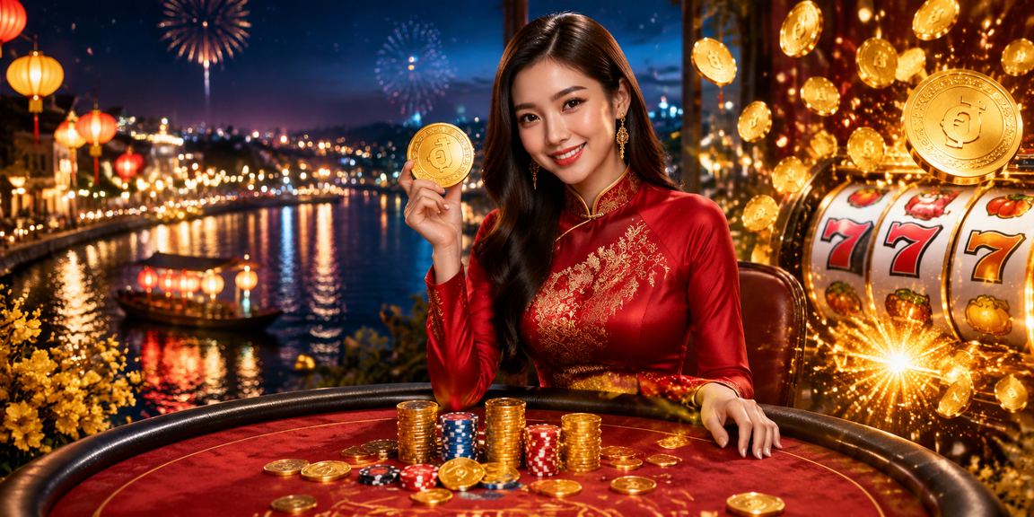 Trò chơi slot chủ đề Tết Nguyên Đán vùng Mekong trên thu7